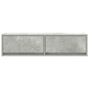 TV-skab med skuffe Betongrå 100 x 31 x 25,5 cm Konstrueret træ