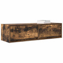 TV-skab med skuffe Røget eg 100 x 31 x 25,5 cm Konstrueret træ