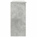 skænk med skuffe 101x35x76 cm konstrueret træ betongrå