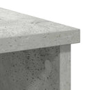 skænk med skuffe 101x35x76 cm konstrueret træ betongrå