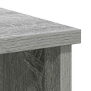 skænk med skuffe 101x35x76 cm konstrueret træ grå sonoma-eg