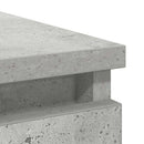 skænk med skuffe 71x35x65 cm konstrueret træ betongrå
