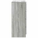 skænk med skuffer 71x35x84 cm konstrueret træ grå sonoma-eg