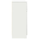 skænk med skuffe 71x35x84 cm konstrueret træ hvid