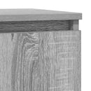 skænk med skuffe 71x35x84 cm konstrueret træ grå sonoma-eg
