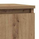 skænk med skuffe 71x35x84 cm konstrueret træ kunsteg