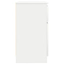 skænk med skuffe 71x35x65 cm konstrueret træ hvid