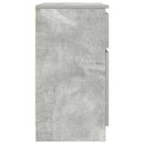 skænk med skuffe 71x35x65 cm konstrueret træ betongrå