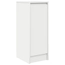 skænk 29,5x34x76 cm konstrueret træ hvid