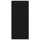 skænk 29,5x34x76 cm konstrueret træ sort egetræsfarve