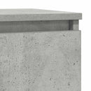 skænk 29,5x34x76 cm konstrueret træ betongrå