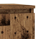 skænk 29,5x34x76 cm konstrueret træ antikt trælook