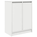 skænk 57x34x76 cm konstrueret træ hvid