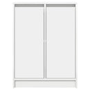 skænk 57x34x76 cm konstrueret træ hvid