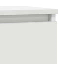 skænk 57x34x76 cm konstrueret træ hvid
