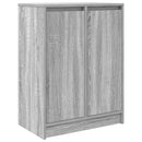 skænk 57x34x76 cm konstrueret træ grå sonoma-eg