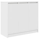 skænk 85x34x76 cm konstrueret træ hvid