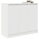 skænk 85x34x76 cm konstrueret træ hvid