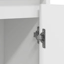 skænk 85x34x76 cm konstrueret træ hvid