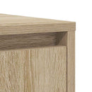 skænk 85x34x76 cm konstrueret træ sonoma-eg