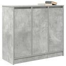 skænk 85x34x76 cm konstrueret træ betongrå
