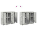 skænk 85x34x76 cm konstrueret træ betongrå
