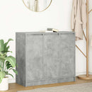 skænk 85x34x76 cm konstrueret træ betongrå