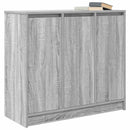skænk 85x34x76 cm konstrueret træ grå sonoma-eg