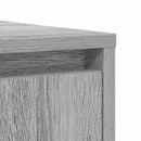 skænk 85x34x76 cm konstrueret træ grå sonoma-eg