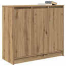 skænk 85x34x76 cm konstrueret træ kunsteg