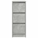 skænk 29,5x34x76 cm konstrueret træ betongrå