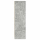 skab med skuffe 55,5x34x119,5 cm konstrueret træ betongrå