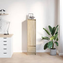 højskab 29,5x34x119,5 cm konstrueret træ sonoma-eg