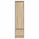 højskab 29,5x34x119,5 cm konstrueret træ sonoma-eg