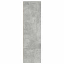 højskab 29,5x34x119,5 cm konstrueret træ betongrå