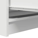skab 80x35x76 cm konstrueret træ hvid
