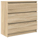 skænk 80x35x76 cm konstrueret træ sonoma-eg