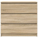 skænk 80x35x76 cm konstrueret træ sonoma-eg