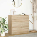 skænk 80x35x76 cm konstrueret træ sonoma-eg