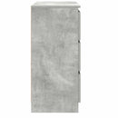 skænk 80x35x76 cm konstrueret træ betongrå