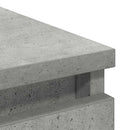 skænk 80x35x76 cm konstrueret træ betongrå