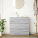 skænk 80x35x76 cm konstrueret træ grå sonoma-eg
