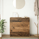 skænk 80x35x76 cm konstrueret træ antikt træ
