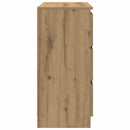 skænk 80x35x76 cm konstrueret træ kunsteg