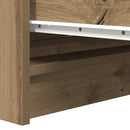 skænk 80x35x76 cm konstrueret træ kunsteg