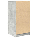 skænk 37,5x35x76 cm konstrueret træ betongrå