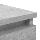 skænk med skuffer 37,5x35x99 cm konstrueret træ betongrå
