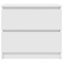 tv-bord 60x35x54 cm konstrueret træ hvid