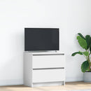 tv-bord 60x35x54 cm konstrueret træ hvid