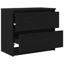 tv-bord 60x35x54 cm konstrueret træ sort